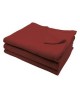 Couverture polaire 220x240cm Bordeaux