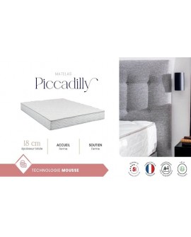 Matelas Piccadilly - 80x190 cm et 90x200 cm