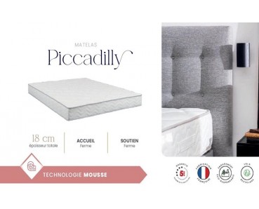 Matelas Piccadilly - 80x190 cm et 90x200 cm